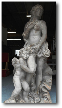 Maiden and Child Sculpture